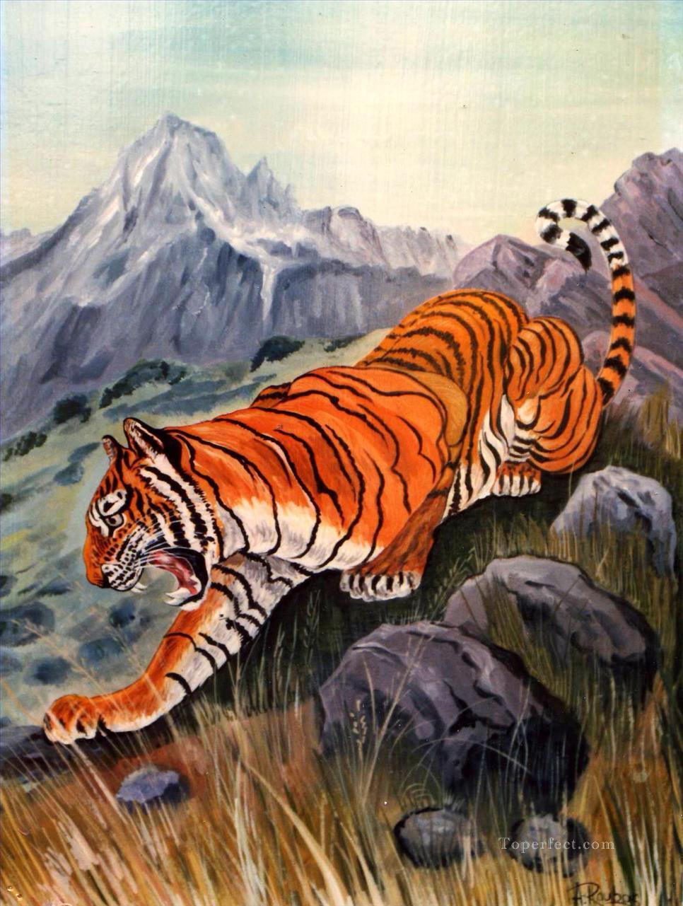 Tiger 17 Ölgemälde